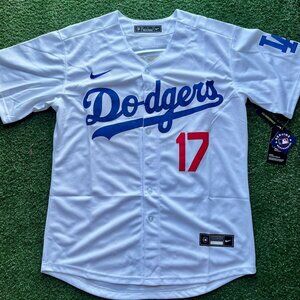 LA Dodgers Nike Ohtani 17 White Baseball Jersey - New with Tags